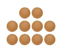 QUARKZMAN 10pcs Boutons Ronds En Plastique Recouverts De Cuir PU 12.5mm (20L) De Diamètre Pour Remplacement De Couture Et Décoration De Vêtements Accessoires DIY, Orange
