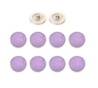 QUARKZMAN 10Pcs Boutons Vintage En Résine, 23mm / 0.91 Boutons Ronds Polyvalents Accessoires De Couture Pour Veste Uniforme Manteau DIY Vêtement, Purple
