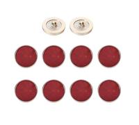 QUARKZMAN 10Pcs Boutons Vintage En Résine, 23mm / 0.91 Boutons Ronds Polyvalents Accessoires De Couture Pour Veste Costume Uniforme Manteau DIY Vêtement, Burgundy
