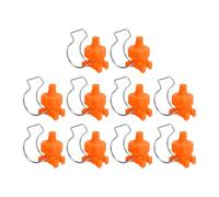 QUARKZMAN 10Pcs Buse De À 65 Degrés Avec Clip, Buse D'Irrigation Arroseuse Réglable À Cône Plat Pour Tuyau De 50mm/2" Pour Lavage De Voiture, 0.56 Mètres Cubes Par Heure