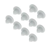 QUARKZMAN 10Pcs Cache Trou Meuble Bouchon Silicone 2.5mm Diamètre de Montage Gris Largeur de Rainure Étroite 1.5mm Joint de Panneau Rond pour Cloisons de Cuisine, Couvercle d'Étanchéité