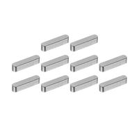 QUARKZMAN 10Pcs Clavette À Bout Rond, 6 x 6 x 30mm En Acier Au Carbone Pour Arbre De Transmission Parallèle, Clavette Machine Pour Type De Fixation De Connexion