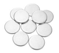 QUARKZMAN 10Pcs Disques en Acier Inoxydable, 35mm de Diamètre, 4mm d'Épaisseur en Acier Inoxydable 304 Feuille Ronde Plate Ronde pour l'Estampage du Métal et la Fabrication de Bijoux