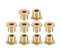 QUARKZMAN 10pcs Douille à Bride, Coussinet à Bride en Bronze Fritté, Douille à Collerette Auto-Lubrifiant 5x9x10mm(ID x OD x Longueur) pour Appareils Électriques Électroménager Machines