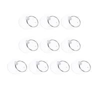 QUARKZMAN 10pcs Écran Ventouse Téléphone Pry Réparation Ouverture Outil pour Ordinateur Portable Computer Tablette LCD Écran Enleveur (Transparent, 40mm)