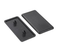 QUARKZMAN 10Pcs Embouts en Nylon Extrudé, Profilé en Aluminium à Rainure en T 40x80mm 4080 Embout de Norme Européenne pour Chariot, Étagère pour Aquarium, Étagère de Rangement, Noir