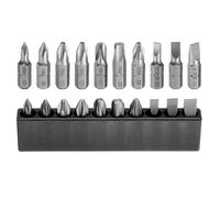 QUARKZMAN 10pcs ensemble d'embouts de tournevis Phillips et à fente PH0 PH1 PH2 PH3 PH4 PZ2 SL4 SL5 SL6 acier S2 tige hexagonale 1/4" embouts de perceuse magnétiques avec porte-embout