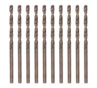 QUARKZMAN 10Pcs Forets Hélicoïdaux 2.8mm (7/64") en Acier Rapide (HSS) 4341 Revêtus de Nitrure Noir et de Titane Doré pour Acier Inoxydable, Cuivre, Alliage D'Aluminium et Métal