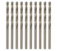 QUARKZMAN 10Pcs Forets Hélicoïdaux en Cobalt 2,9 mm / 0,114" en Acier Rapide M35 HSS pour Acier Inoxydable, Cuivre, Bois, Plastique et Autres Matériaux Durs