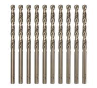 QUARKZMAN 10Pcs Forets Hélicoïdaux en Cobalt 4,4 mm / 0,173" en Acier Rapide M35 HSS pour Acier Inoxydable, Cuivre, Bois, Plastique et Autres Matériaux Durs