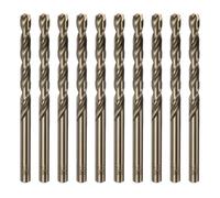 QUARKZMAN 10Pcs Forets Hélicoïdaux en Cobalt 5,8 mm / 0,228" en Acier Rapide M35 HSS pour Acier Inoxydable, Cuivre, Bois, Plastique et Autres Matériaux Durs