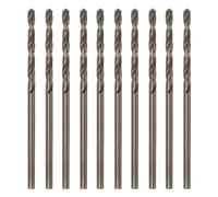 QUARKZMAN 10Pcs Forets Hélicoïdaux en Cobalt de 2mm / 0,079" en Acier Rapide M35 HSS pour Acier Inoxydable, Cuivre, Bois, Plastique et Autres Matériaux Durs