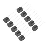 QUARKZMAN 10Pcs Fusible Micro Lent à Soufflage Lent Cylindrique Monté en DIP pour Pièces Électroniques Réparation de PCB LCD, T2.5A 2.5A 250V, Noir
