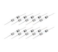 QUARKZMAN 10Pcs Fusibles à Tube en Verre, Axiaux avec Fil de plombs 5x20mm 1A 250V pour Remplacer ou Réparer de Nombreux Appareils Électroniques Domestiques (F1A)