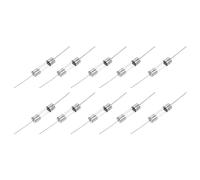 QUARKZMAN 10Pcs Fusibles à Tube en Verre, Axiaux avec Fil de plombs 5x20mm 2A 250V pour Remplacer ou Réparer de Nombreux Appareils Électroniques Domestiques (F2A)