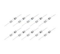 QUARKZMAN 10Pcs Fusibles à Tube en Verre, Axiaux avec Fil de plombs 5x20mm 4A 250V pour Remplacer ou Réparer de Nombreux Appareils Électroniques Domestiques (F4A)