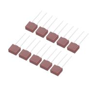 QUARKZMAN 10Pcs Fusibles Miniatures Carrés à Montage DIP à Soufflage Lent pour Pièces Électroniques PCB Réparation LCD, T8A 8A 250V, Rouge