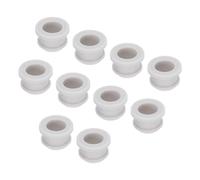 QUARKZMAN 10Pcs Œillet Caoutchouc à Pression Diamètre Montage 13mm, ID 10mm Passe Cable Joint Anti-Rayures Gris pour Boîte Électrique Et Conduit de Câble