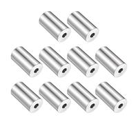 QUARKZMAN 10Pcs Inox Acier Entretoise 1/4" Alésage x 3/4" OD x 1-5/16" Longueur Vis Douille Plaine Finition Ronde Entretoise Métallique pour vis M6 Boulons et tiges