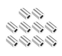 QUARKZMAN 10Pcs Inox Acier Entretoise 3/8" Alésage x 3/4" OD x 1-5/16" Longueur Vis Douille Plaine Finition Ronde Entretoise Métallique pour vis M10 Boulons et tiges
