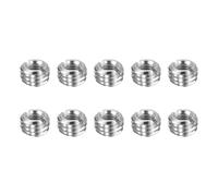 QUARKZMAN 10pcs Inserts De Réparation De Filetage M10 x 1.5 Mâle Vers M6 x 1 Femelle Filetage 6mm De Long Réducteurs Métrique Auto-Taraudeuses Manchons Filetés Réducteurs Filetés