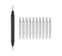QUARKZMAN 10pcs Kit De Barres À Ressort À Libération Rapide Largeur 14mm Diamètre 1.8mm Pins De Remplacement pour Bracelet De Montre Pins De Liaison pour Bracelet Lugs De Montre avec