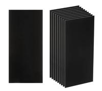 QUARKZMAN 10Pcs Lentilles de Soudage 2" x 4.25" Teinte 8, Verres de Rechange en Plastique Durci Noir pour Casque de Soudage