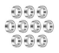 QUARKZMAN 10Pcs MR148ZZ Roulements À Billes À Gorge Profonde, 8mm x 14mm x 4mm Roulement À Double Bouclier Métallique De Précision Pour Moteur Électrique, Roues Motrices, Outils