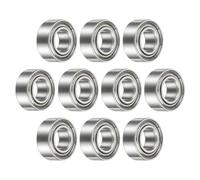 QUARKZMAN 10Pcs MR95ZZ Roulements À Billes À Gorge Profonde, 5mm x 9mm x 3mm Roulement À Double Bouclier Métallique De Précision Pour Moteur Électrique, Roues Motrices, Outils Électriques