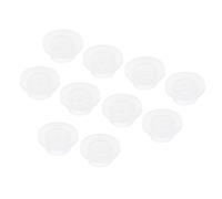 QUARKZMAN 10Pcs Passe Fils en Caoutchouc en Forme de T Diamètre de Montage 19mm, ID 14mm, Hauteur 13mm Transparent Protection d'Étanchéité Passe-Câbles Flexibles pour Tuyau de Câble