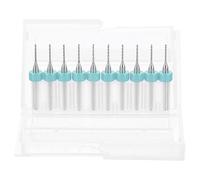 QUARKZMAN 10pcs PCB Drill Bit Set 1/8" Shank 0.9mm Tungsten Carbide Micro Twist Drill Bits Tools pour Print Circuit Board Jewelry Plastic Wood Soft Metal