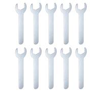 QUARKZMAN 10Pcs Petite ourche 19x108x2mm Métrique en Forme de U Clé Plate Simple à Fourche, Super Fine, Petite, Galvanisée, pour Réparation Automobile, Assemblage de Meubles