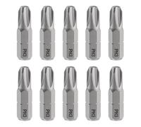QUARKZMAN 10pcs PH3 Embout de Tournevis Cruciforme 1/4" Tige Hexagonale 25mm/1" Longueur Magnétique Tête Cruciforme Acier S2 Embout de Tournevis