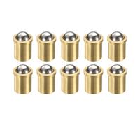 QUARKZMAN 10pcs Plongeurs À Ressort À Bille 10x13mm Perles De Positionnement De Précision En Laiton Plongeurs À Ressort À Bille Verrou Porte Armoire Dispositifs Mécaniques Serres Meubles
