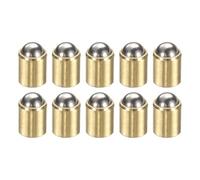 QUARKZMAN 10pcs Plongeurs À Ressort À Bille 6x7mm Laiton Perles De Positionnement Sans Étape Plongeurs À Ressort À Bille Verrou À Bille Pour Porte Armoire Dispositifs Mécaniques Meubles