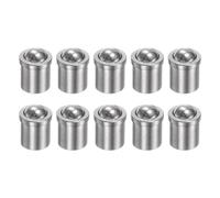 QUARKZMAN 10pcs Plongeurs Ressort Bille 5x6mm 304 Acier Inoxydable Perles Positionnement Précision Plongeurs Ressort Bille Verrou Pour Porte Armoire Dispositifs Mécaniques Serres