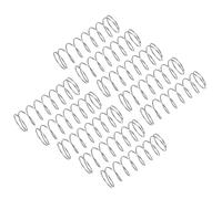 QUARKZMAN 10Pcs Ressort De Compression, Acier Inoxydable 304 11mm Diamètre Extérieur 0.6mm Fil 35mm Longueur Ressort Mécanique Pour Projet De Réparation À Domicile, Ton Argenté