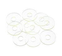 QUARKZMAN 10Pcs Rondelles Plates PU, 37mm DE 12mm DI 2mm Epais Rond Joint D'etancheite Polyurethane Flange Entretoise Pour Industrial Electrical Appliance Pipe