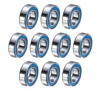QUARKZMAN 10pcs Roulements à Billes à Gorge Profonde Micro MR137-2RS, Petits Roulements Rigides à Billes Z4 en Acier Chromé ABEC5 en Carbone 7x13x4mm Joint Double Caoutchouc pour Moteur (P5)
