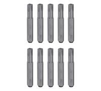 QUARKZMAN 10pcs SQ2 Embout de Tournevis Carré 5/32" Tige Hexagonale 28mm Longueur Acier S2 Magnétique Tête Hexagonale à 4 Pans pour Tournevis Manuels Électriques Réparation de Précision