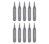 QUARKZMAN 10pcs T3 Torx Embout Tournevis 5/32" Tige Hexagonale Longueur 28mm Magnétique Tête Étoile 6 Pointes Embouts Hexagonaux Acier S2 Embout Tournevis Pour Tournevis Électriques Manuels