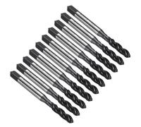 QUARKZMAN 10pcs Tarauds À Filetage Hélicoïdal M5 x 0.8 H2 Taraud Métrique Pour Filetage Machine, Outil De Réparation De Taraudage Revêtu De Nitrure, Acier Rapide M2 (HSS6542)