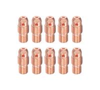 QUARKZMAN 10pcs TIG Soudage Collet Corps 13N28 (3/32") Alésage Diamètre Cuivre Consommables pour WP-9, WP-20, et WP-25 Série Soudage Torche