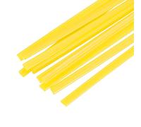 QUARKZMAN 10pcs Tiges De Soudage En Plastique 13 Pouces Bandes De Soudage PE Tiges De Soudeur Pour Soudeur Plastique, Pare-Chocs De Voiture, Réparation De Kayak, Jaune
