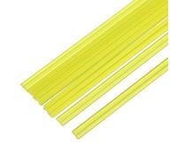 QUARKZMAN 10Pcs Tiges De Soudage Plastique 13 Pouces Tiges De Soudage PP Pour Pare-Chocs De Voiture, Réparation De Kayak, Soudeuse Plastique, Jaune