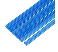 QUARKZMAN 10pcs Tiges De Soudure Plastique 13 Inch Tiges De Soudure PP Pour Réparation Pare-Chocs Voiture, Réparation Kayak, Soudeur Plastique, Bleu