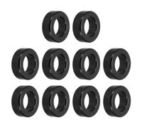 QUARKZMAN 10pcs Tore Noyau, 24x42x16mm Fer Ferrite Bobines Anneau Puissance Toroïdal Transformateur à Stabiliser Signal Transmission Résistance Electromagnétique Interférence, Noir