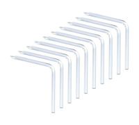 QUARKZMAN 10PCS Tournevis Décalé H5/PH2 5mm Hex Phillips Tête L-Type ouble Extrémité Outil Manuel pour Réparation Électroménager (3.15" x 3.15")