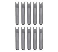 QUARKZMAN 10pcs U3.0 Embout de Tournevis de Type U 5/32" Tige Hexagonale 28mm Longueur Acier S2 Magnétique Tête Hexagonale En U pour Tournevis Manuels Électriques Réparation de Précision