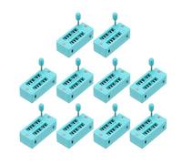 QUARKZMAN 10Pcs Universal IC Test ZIF Socket 14 Pin 2.54mm Pitch DIP Integrate Socket Pour Microcontroller, Chip, Breadboard